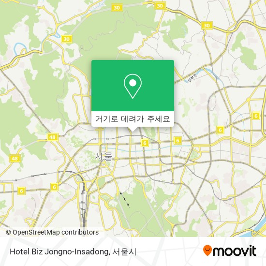 Hotel Biz Jongno-Insadong 지도