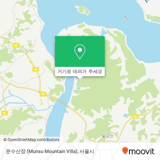 문수산장 (Munsu Mountain Villa) 지도