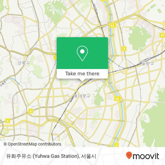 유화주유소 (Yuhwa Gas Station) 지도