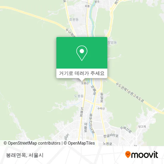 봉래면옥 지도