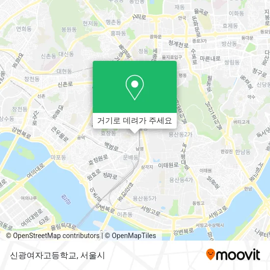 신광여자고등학교 지도