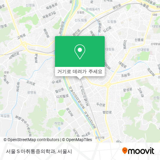 서울Ｓ마취통증의학과 지도