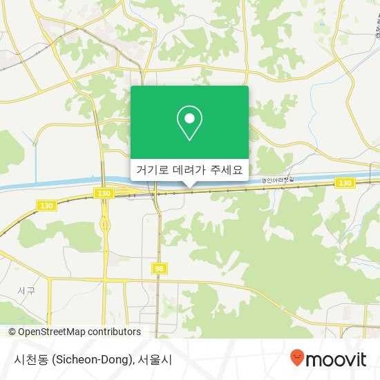 시천동 (Sicheon-Dong) 지도