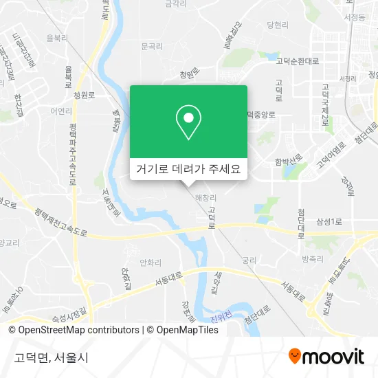 고덕면 지도