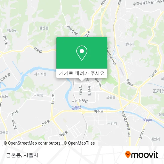 금촌동 지도