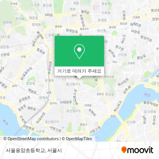 서울용암초등학교 지도