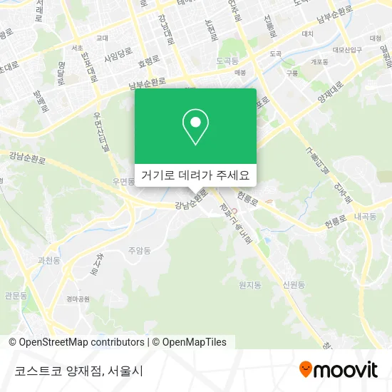 코스트코 양재점 지도