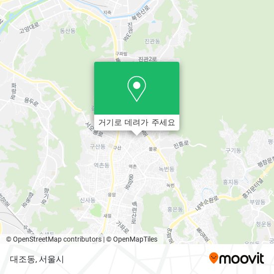 대조동 지도