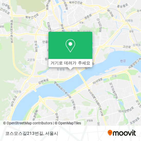 코스모스길213번길 지도