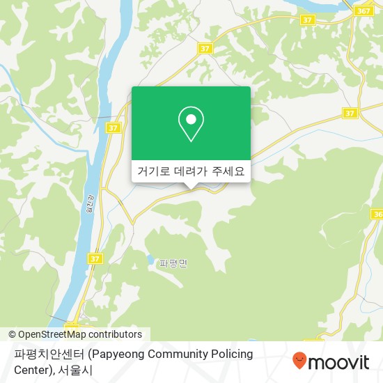 파평치안센터 (Papyeong Community Policing Center) 지도