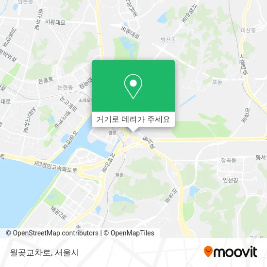 월곶교차로 지도
