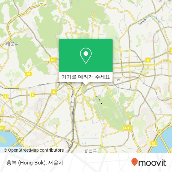 홍복 (Hong-Bok) 지도