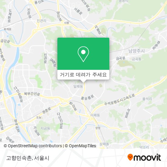 고향민속촌 지도