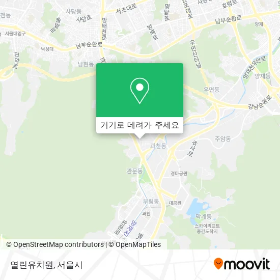 열린유치원 지도