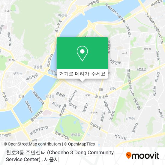 천호3동 주민센터 (Cheonho 3 Dong Community Service Center) 지도