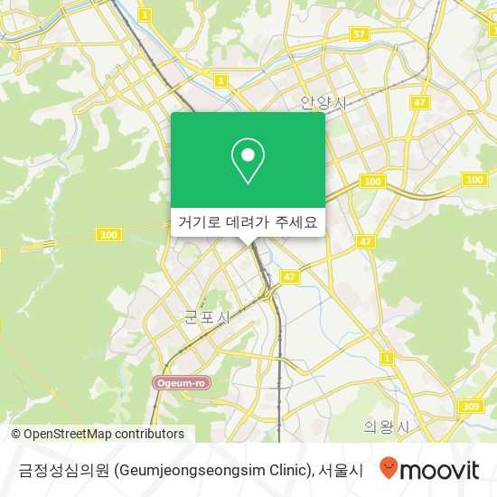 금정성심의원 (Geumjeongseongsim Clinic) 지도