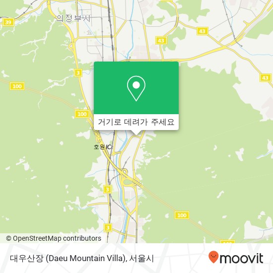 대우산장 (Daeu Mountain Villa) 지도