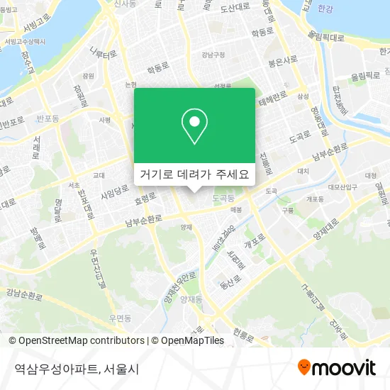 역삼우성아파트 지도