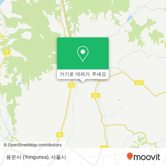 용운사 (Yongunsa) 지도