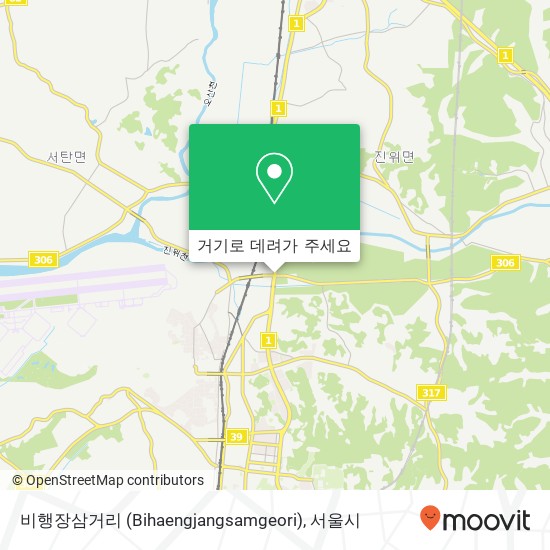 비행장삼거리 (Bihaengjangsamgeori) 지도