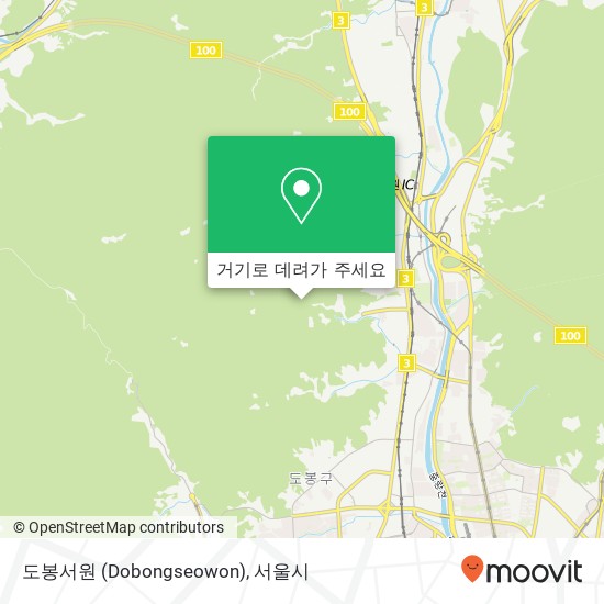 도봉서원 (Dobongseowon) 지도
