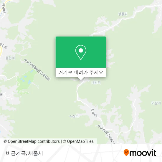 비금계곡 지도