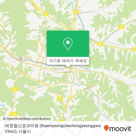 배명철신경과의원 (Baemyeongcheolsingyeonggwa Clinic) 지도