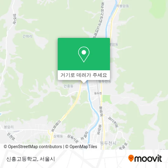 신흥고등학교 지도
