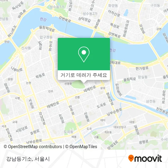 강남등기소 지도