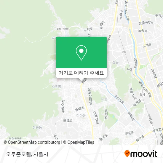 오투존모텔 지도