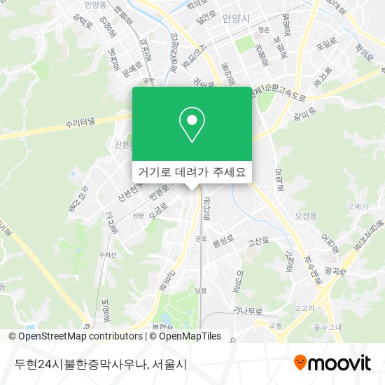 두현24시불한증막사우나 지도