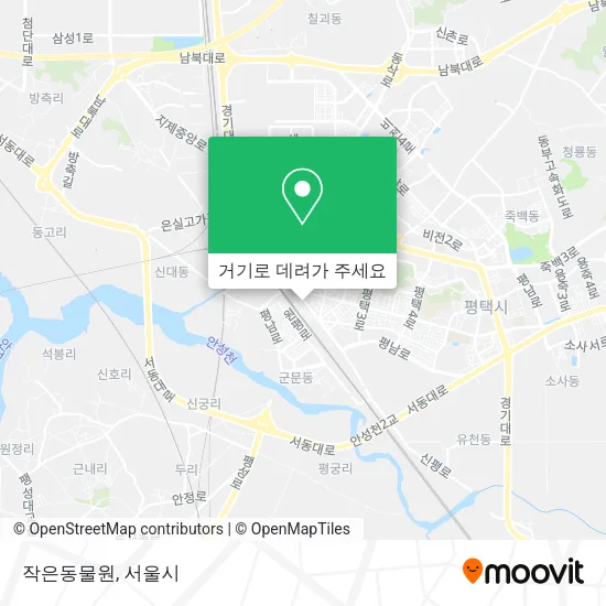 작은동물원 지도