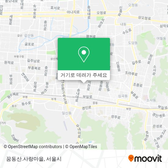 꿈동산.사랑마을 지도