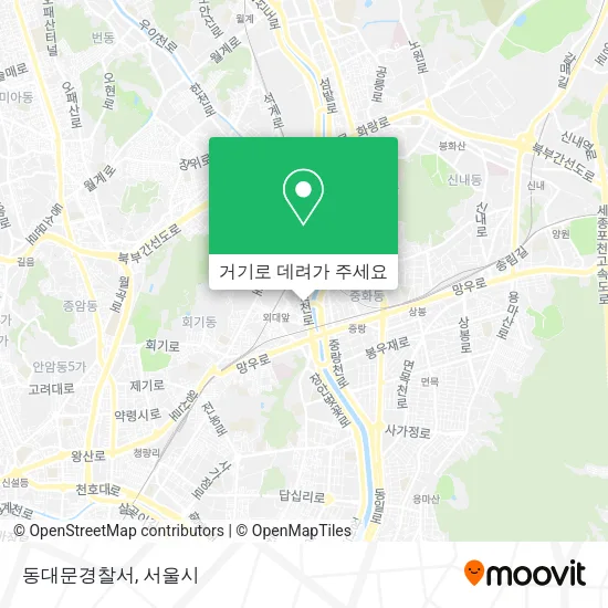동대문경찰서 지도
