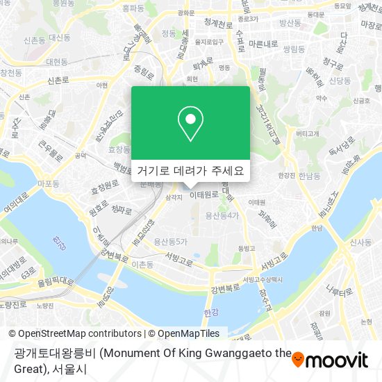 광개토대왕릉비 (Monument Of King Gwanggaeto the Great) 지도