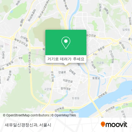 새유일신경정신과 지도