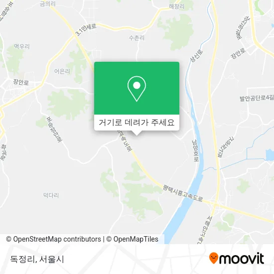 독정리 지도
