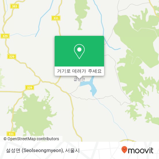 설성면 (Seolseongmyeon) 지도