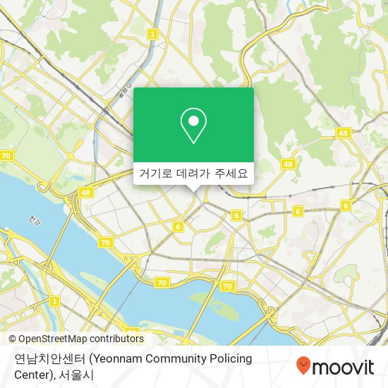 연남치안센터 (Yeonnam Community Policing Center) 지도