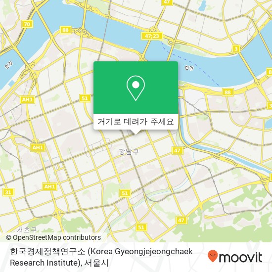 한국경제정책연구소 (Korea Gyeongjejeongchaek Research Institute) 지도