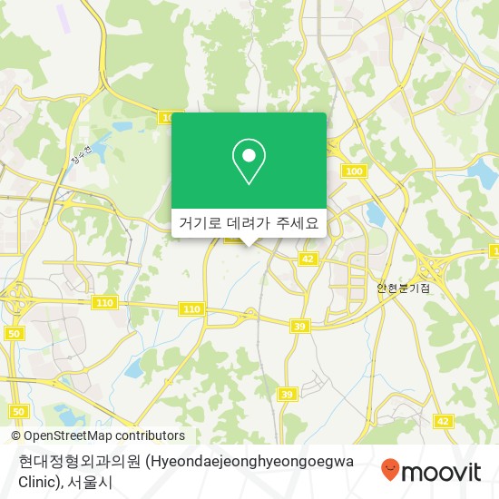 현대정형외과의원 (Hyeondaejeonghyeongoegwa Clinic) 지도