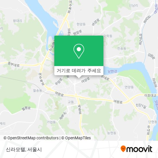 신라모텔 지도