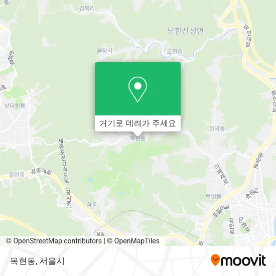 목현동 지도