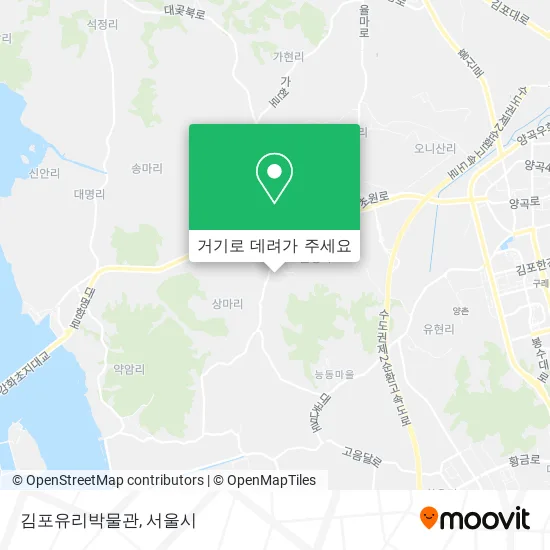 김포유리박물관 지도