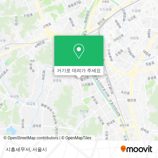 시흥세무서 지도