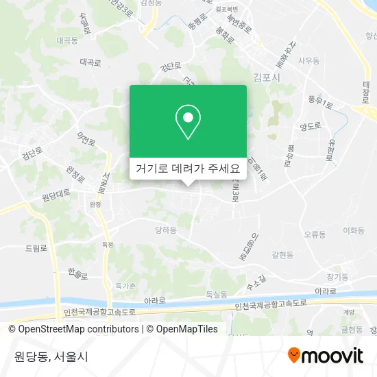 원당동 지도