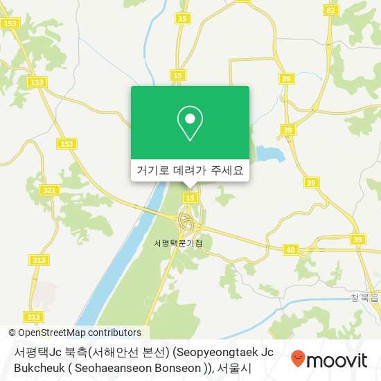 서평택Jc 북측(서해안선 본선) (Seopyeongtaek Jc Bukcheuk ( Seohaeanseon  Bonseon )) 지도