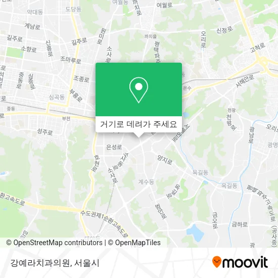 강예라치과의원 지도