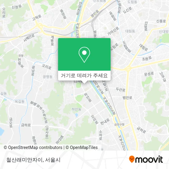 철산래미안자이 지도