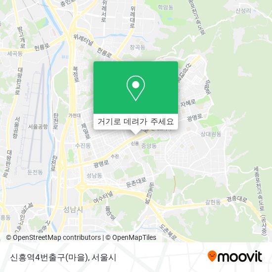 신흥역4번출구(마을) 지도